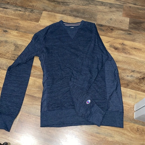 Men’s Blue Champion Crewneck Sweatshirt-Size L - Picture 4 of 4
